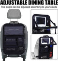 Black Oxford cloth car seat back buggy bag hanging behind vehicle headrest with 42x30cm storage capacity
