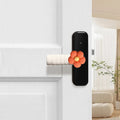 Flower pattern door handle protective cover in round shape with PEVA construction
