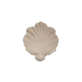 White resin shell fruit plate ornament with light luxury design weighing 1.5kg for home decoration