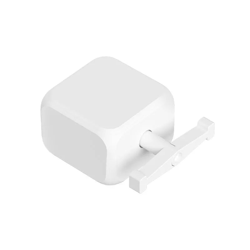 White Bluetooth rocker arm finger robot thumb remote control measuring 53x29x14mm for smart home use