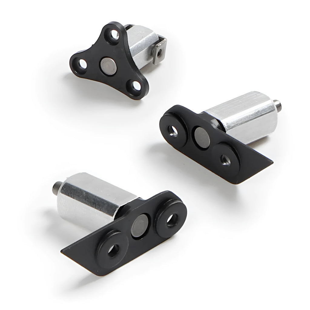 RC drone motor rotating shaft kit with front axle and separate left and right rear metal shafts