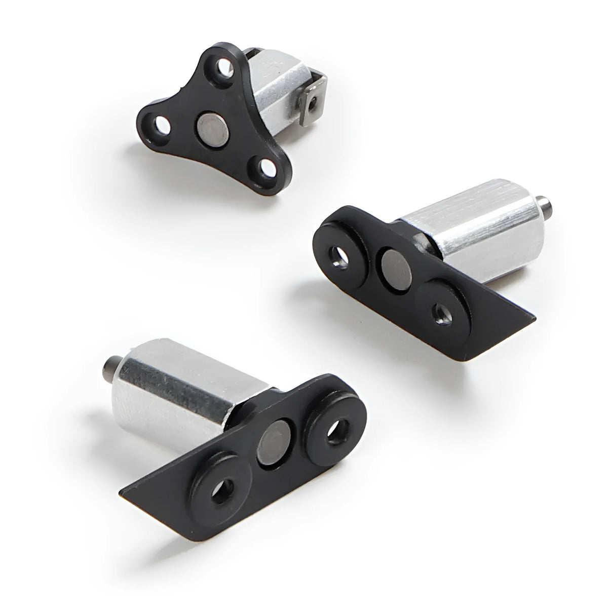 RC drone motor rotating shaft kit with front axle and separate left and right rear metal shafts