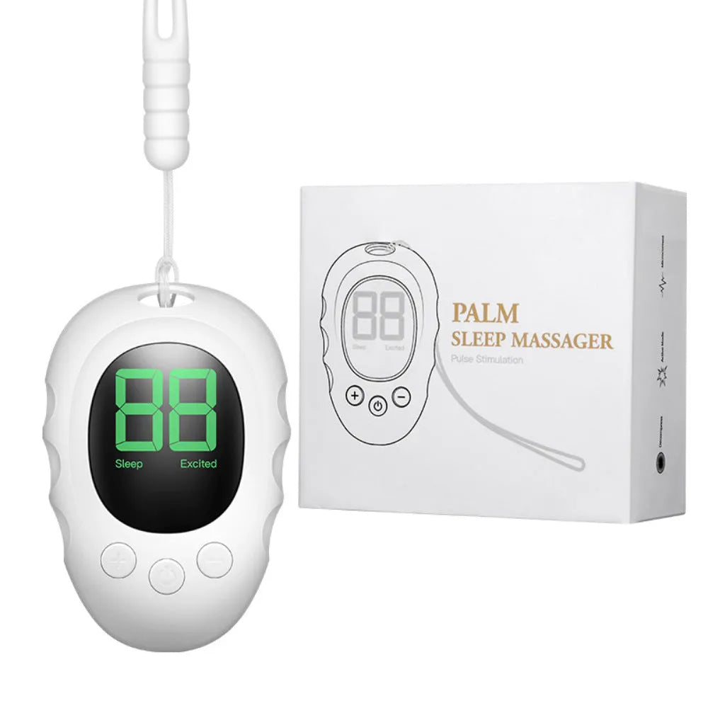 Silicone sleep aid hand grip device with remote control in white, black and green colour options