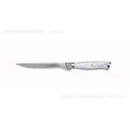 Damascus VG10 combined chef's knife with 21cm blade showing modern simple design