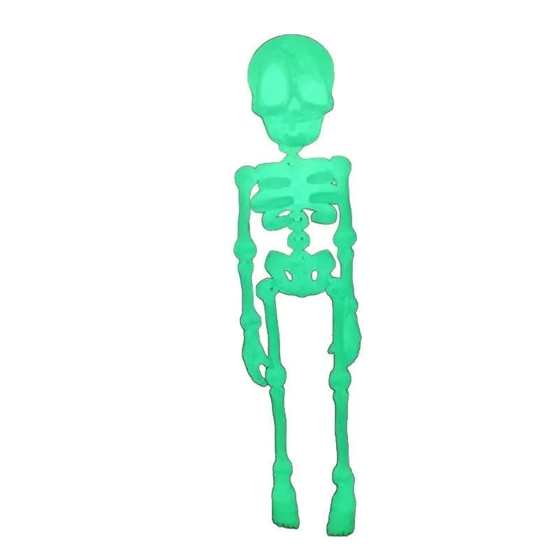 3D printed white skull refrigerator magnet showing detailed modelling at 18cm height