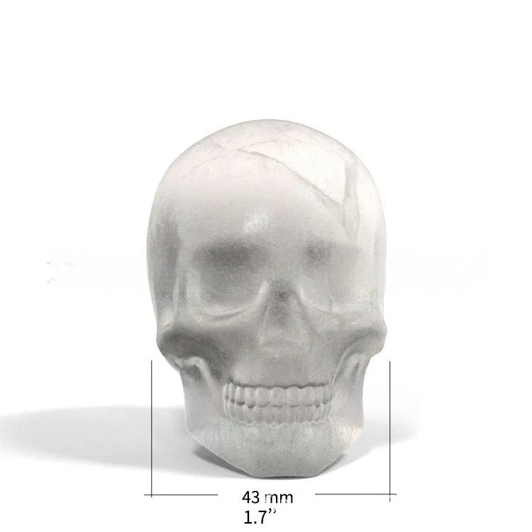 Halloween skull ice cube tray food grade silicone mould with 3D detailed ice cubes