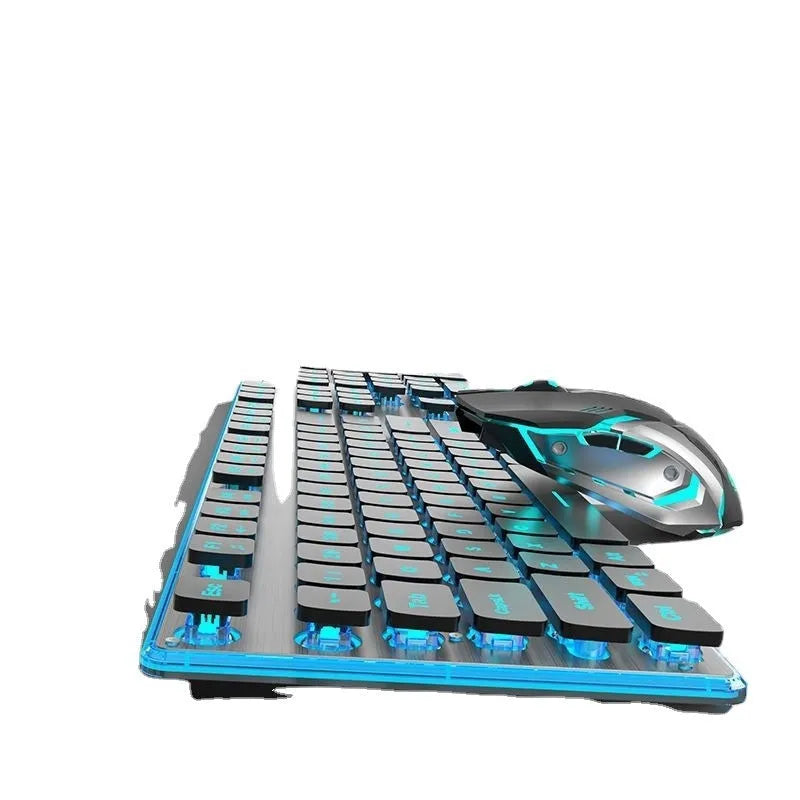 Wireless mute Bluetooth keyboard with backlight for mobile phones and tablets