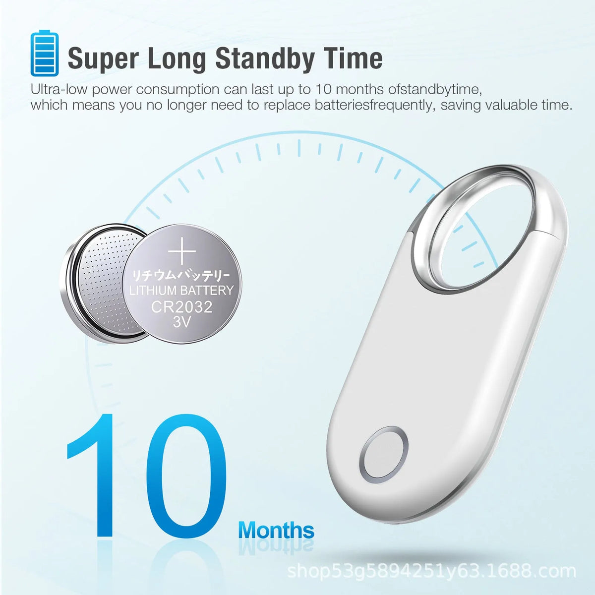 Black and white compact GPS anti-lost tracker device for pets and children with USB port
