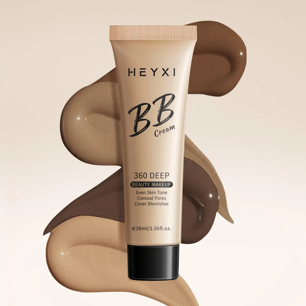 Waterproof BB cream in four shades with skin care benefits