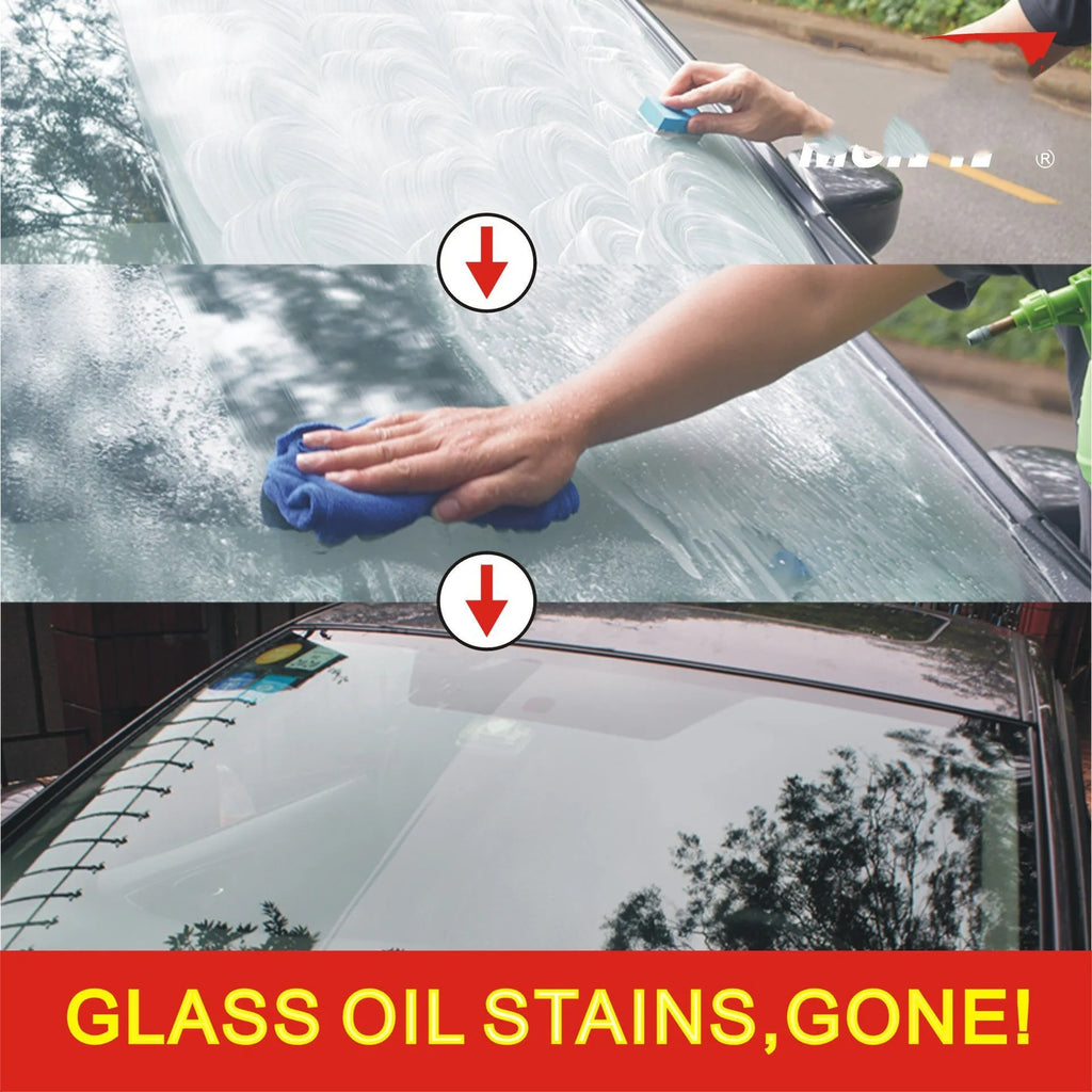 Automotive glass anti-fog cleaning product with 15ml rainproof agent in white English version bag
