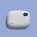 Automatic electric ultrasonic glasses cleaning machine in pearl white, blue or pink colours