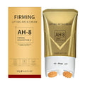 Roller neck cream in packaging with dimensions 8.8cm wide by 16.5cm high