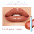 Waterproof moisturising lipstick makeup in six shade options.