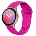 Samsung Galaxy Active 2 silicone sports strap with reverse buckle in multiple colour options
