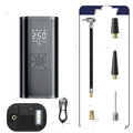 Wireless digital display car tire pump with USB port on ABS and metal housing