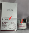 Vitamin C face cream in 30g white jar with product dimensions 6x6x5.2cm