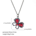 Zinc alloy Halloween necklace with spider bat pendant on a 45cm chain