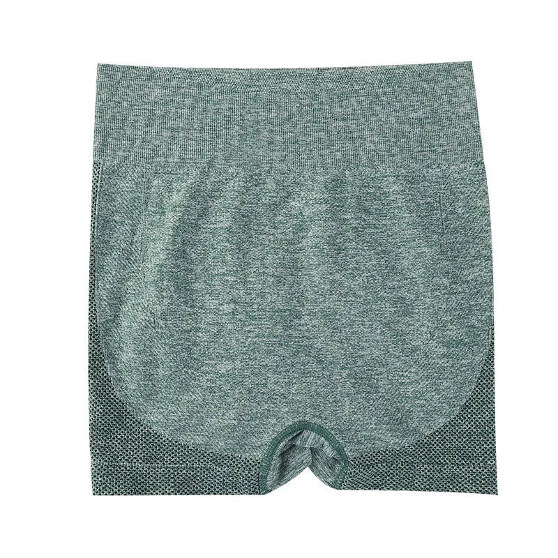 Women's quick-dry yoga shorts in multiple colours with seamless waistband design for fitness workouts.