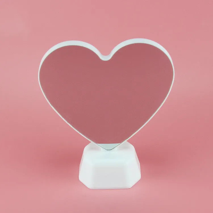 Rose red LED decorative tunnel light with dual-sided illumination measuring 16cm wide by 19cm tall