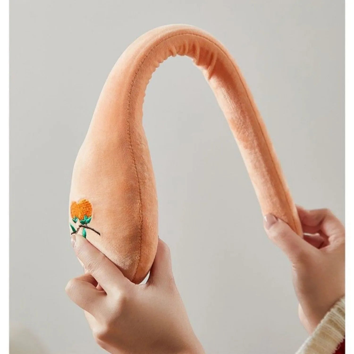 48 cm meridian flap persimmon zipper style back pounding percussion massage stick