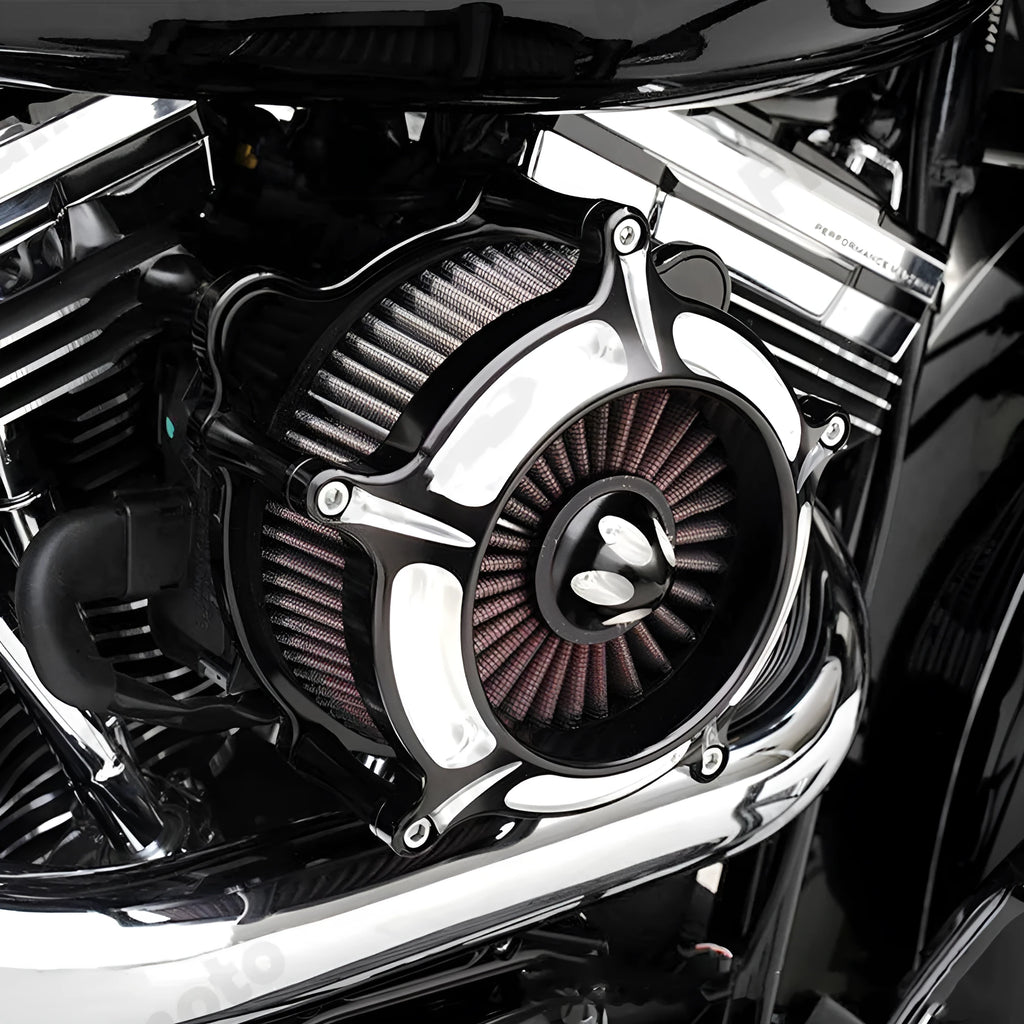 Aluminium alloy motorcycle air filter for Harley Davidson 883 and Big Glide models