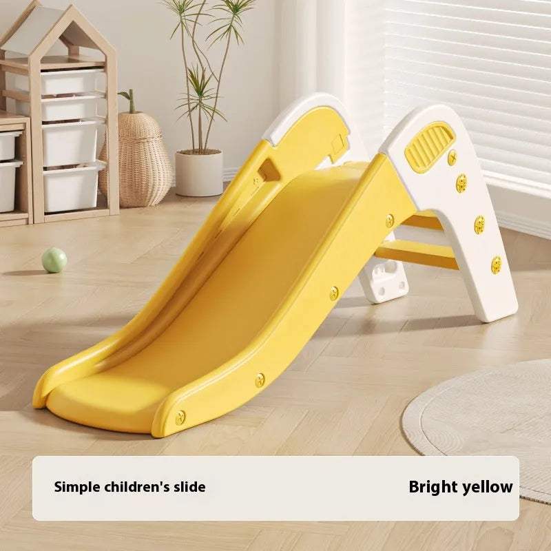 Small plastic baby slide in blue colour for toddlers under 3 years with crawling and coordination training