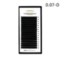 Close-up of dense 16-row false eyelashes with matte wool texture in mink hair, showing length options.
