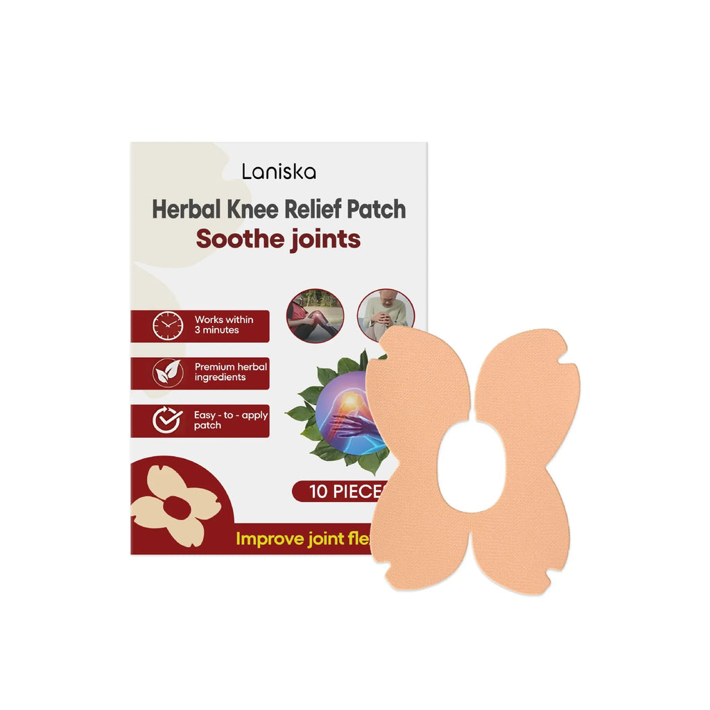 LANISKA herbal moxa leaf menthol joint care adhesive bandage pack of 10 pieces with protective box