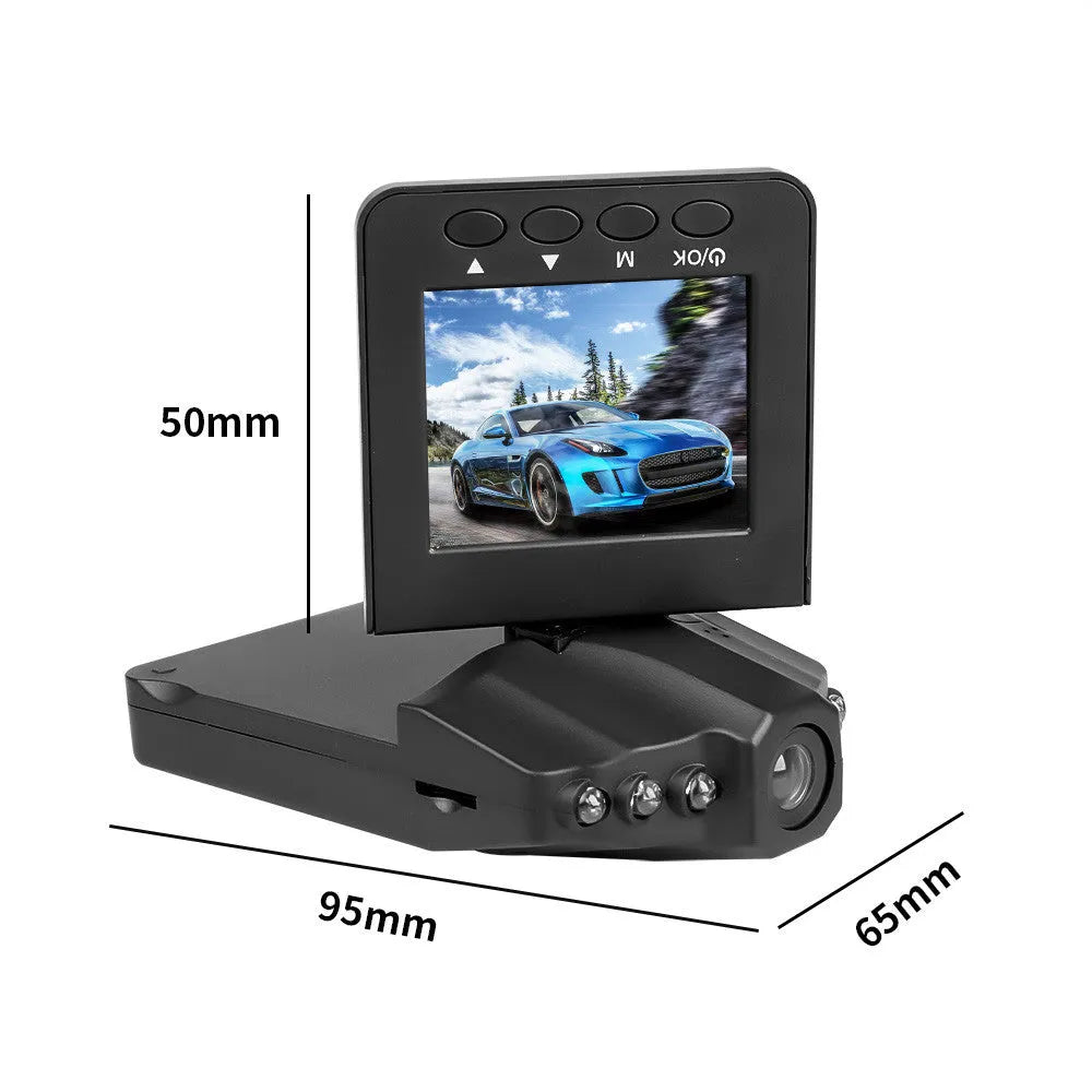 H198 HD car dashboard camera with infrared night vision lights and 2.4-inch screen