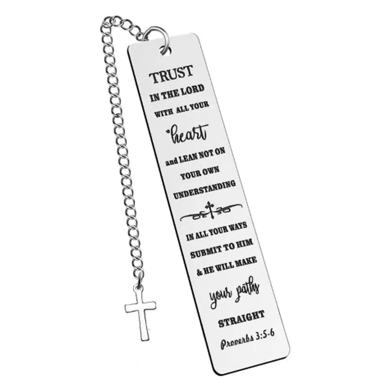 Stainless steel bookmark in CF-S5170 colour for family bibles.