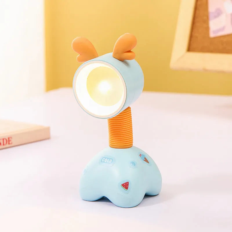 Creative DIY cartoon magnetic desktop night lamp in various colours with adjustable lighting
