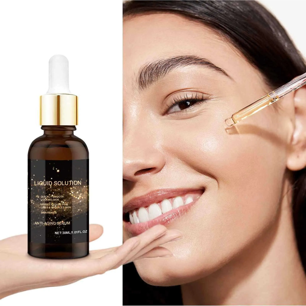30 ml bottle of hyaluronic acid facial moisturising and nourishing care solution.