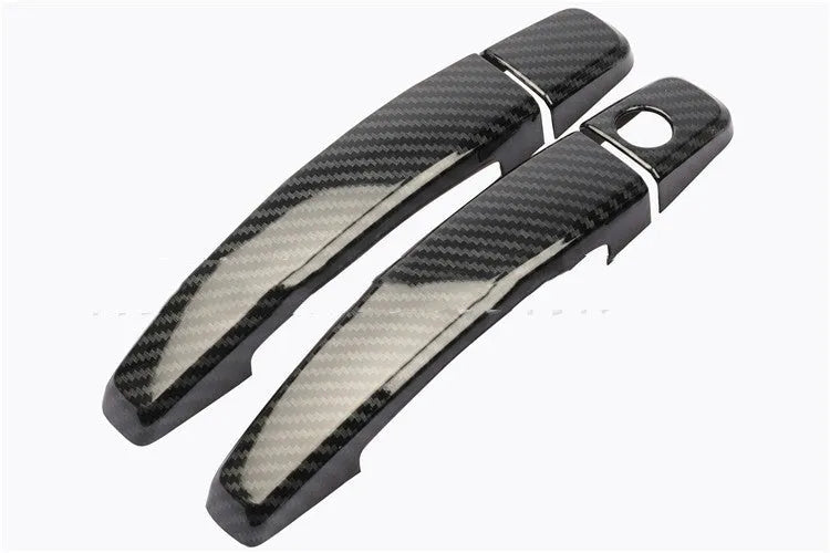 Carbon fibre door handle trim cover for Opel Vauxhall Astra H/J 2004-2015