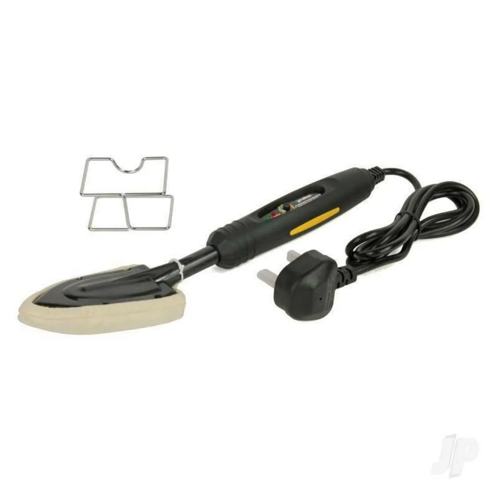 Electronic temperature control hot iron with adjustable temperature dial and EU plug
