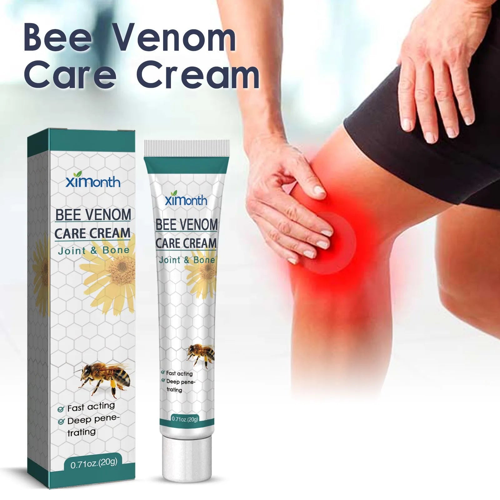 20g tube of joint pain massage cream for body care and targeted relief