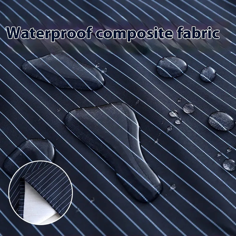Kitchen waterproof apron in polyester composite material with free size design
