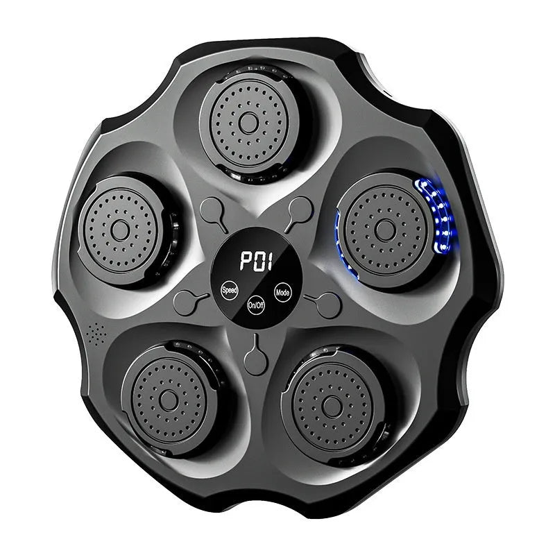 Black Bluetooth music boxing wall target hanging on wall with included glove
