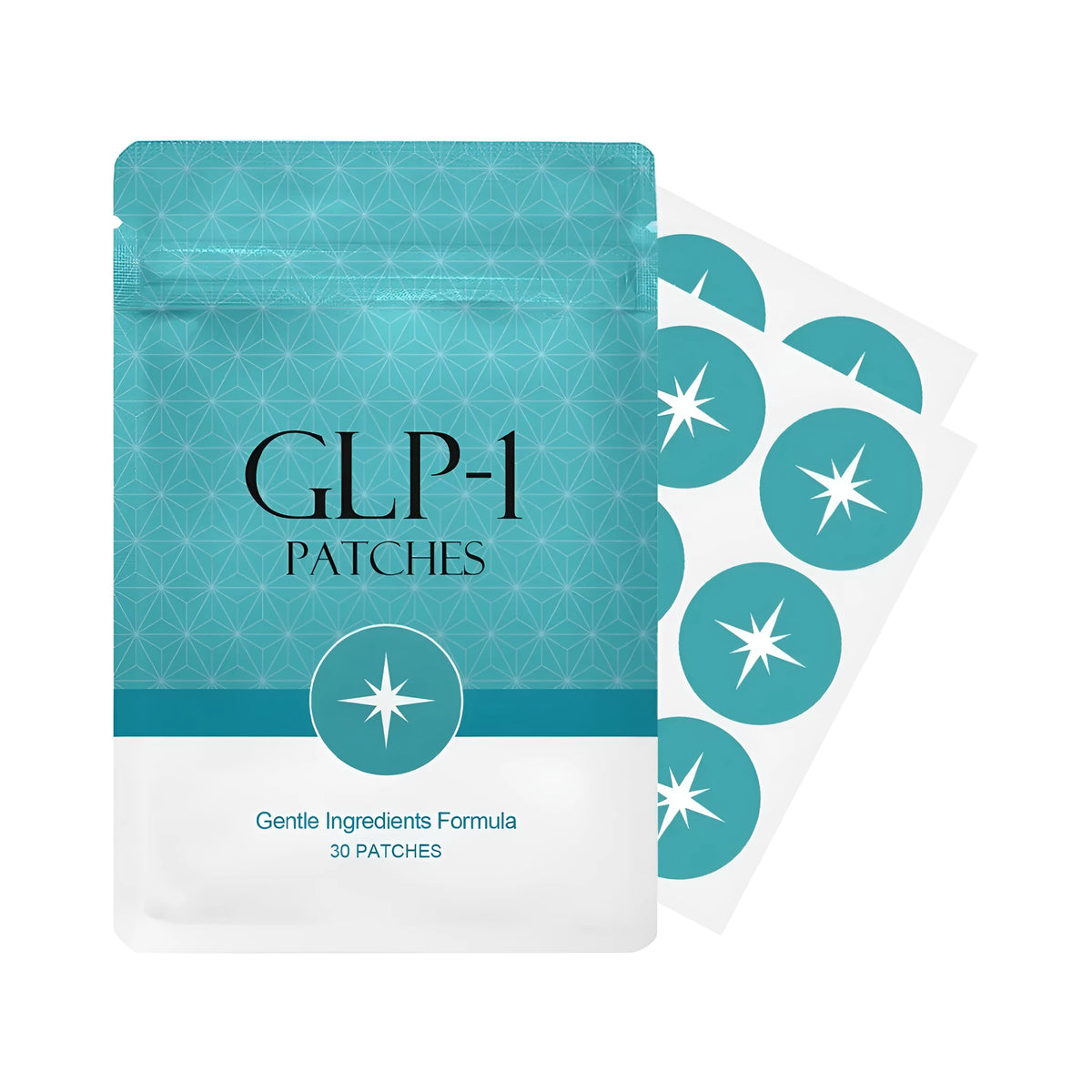 Body care auxiliary patch pack with 30 patches containing peppermint oil and vitamin E