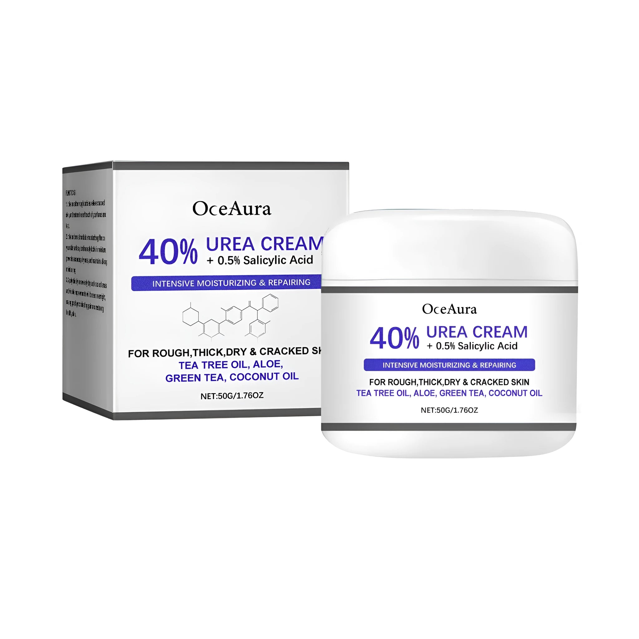 50g tube of anti-cracking hand and foot cream for dry skin.
