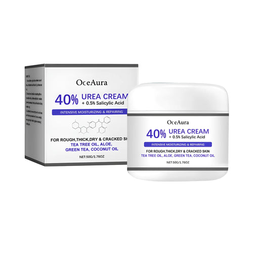 50g tube of anti-cracking hand and foot cream for dry skin.