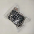 Black and red ABS plastic seat belt lock clamp holder for preventing car seatbelt alarms