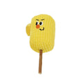 Polio wood corn cob shaped cat toy with catnip for dental health and play