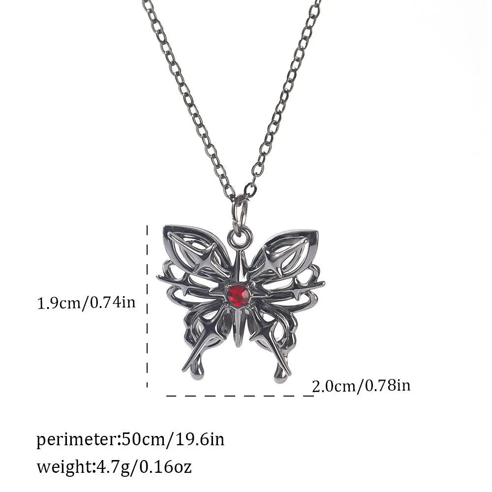 Zinc alloy Halloween necklace with spider bat pendant on a 45cm chain