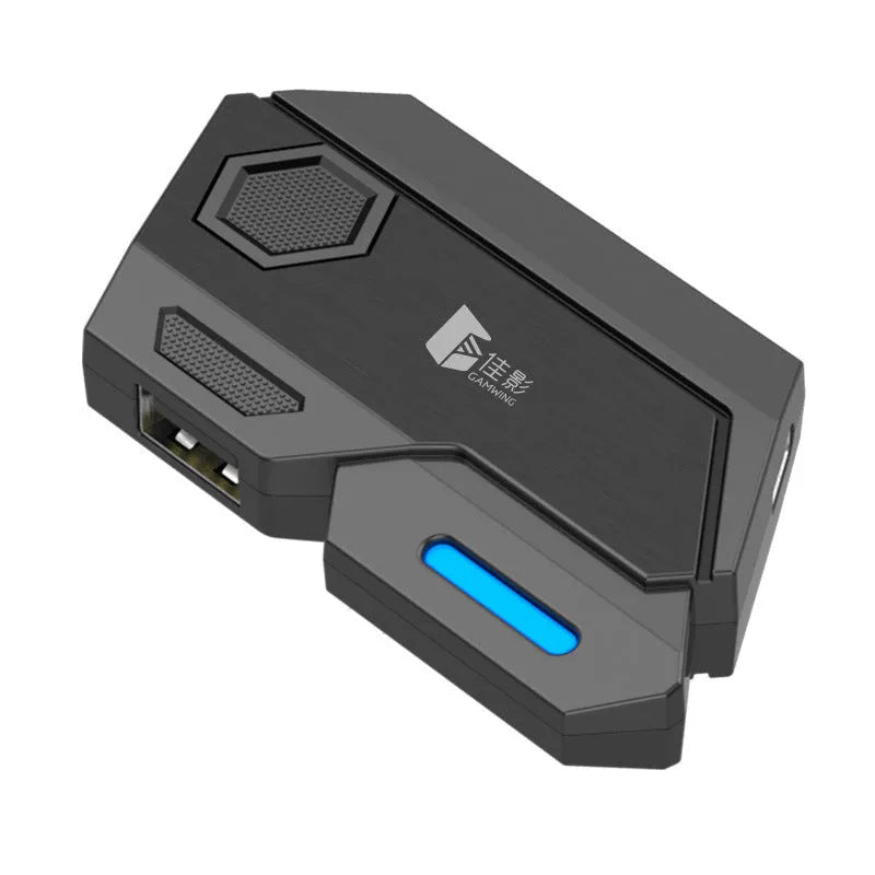 USB gaming converter for mobile games with keyboard and mouse compatibility