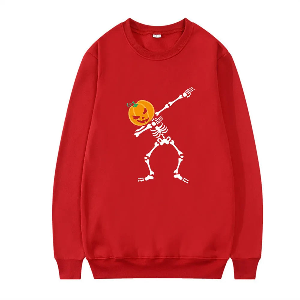 Women's printed cotton crew neck long sleeve top in multiple colours for autumn winter wear
