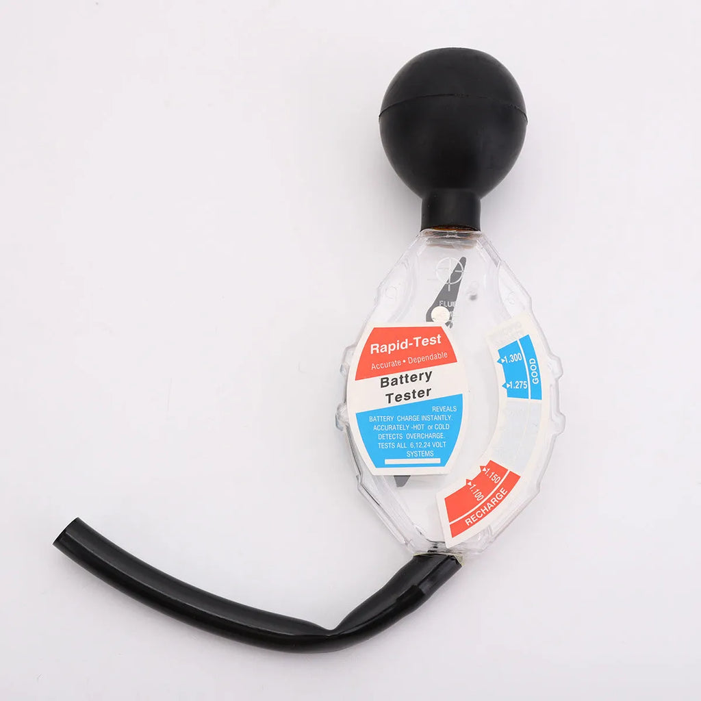 ABS plastic suction electrolyte hydrometer for lead acid battery testing with measurement scale