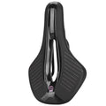 Mountain bike seat cushion with PU foam padding in black and pink colour options