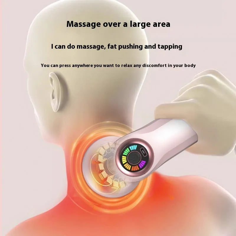 USB electric massager for cervical spine waist back leg in black pink or white colours