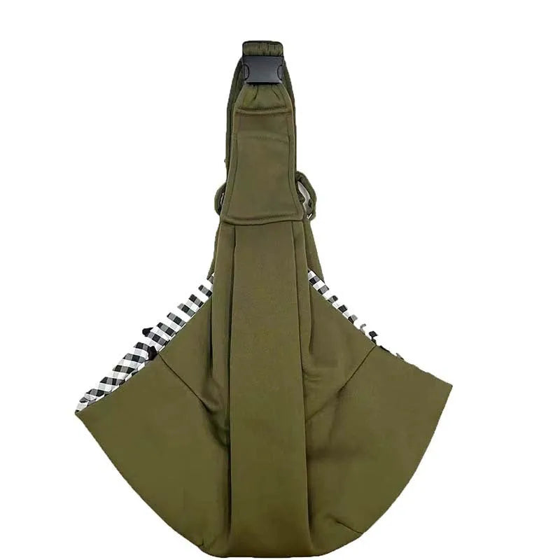 Soft polyester pet carrier bag with adjustable shoulder strap in multiple colour options