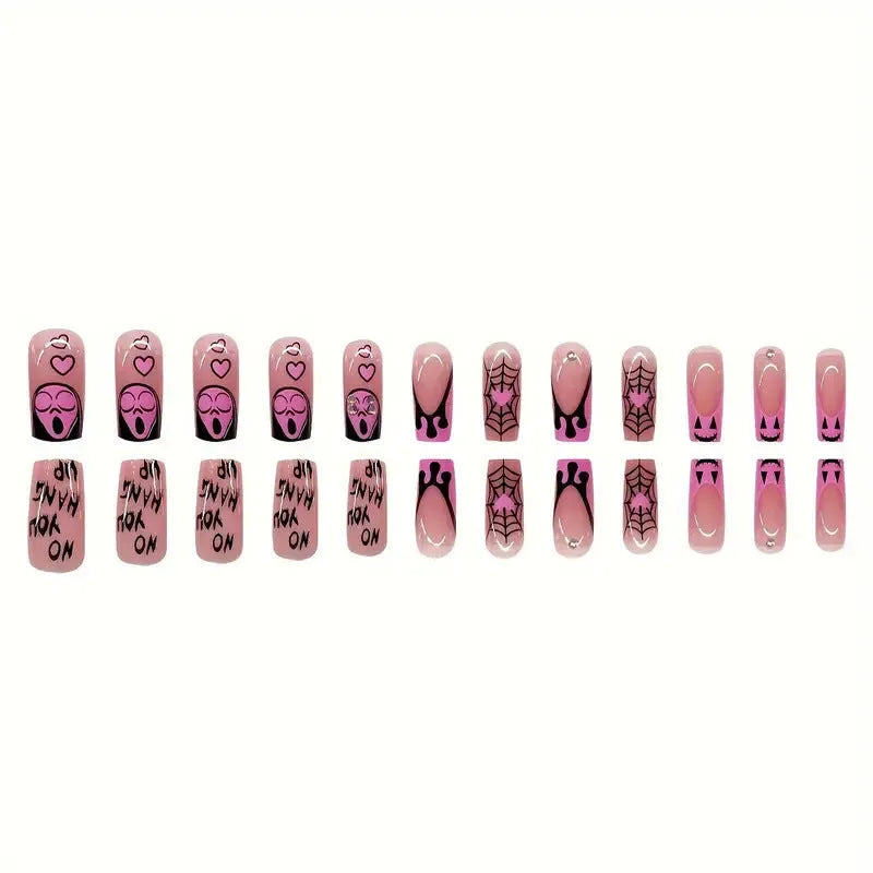 Women's Halloween plastic armour set with detachable square panels in Sweet Cool Series design